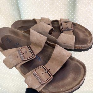 Birkenstock Sandals buckled slides Brass 40